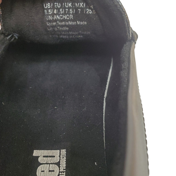 Unlisted By Kenneth Cole Men's Casual Un-Anchor Slip On Boat Shoes 8.5M Black - Picture 7 of 7